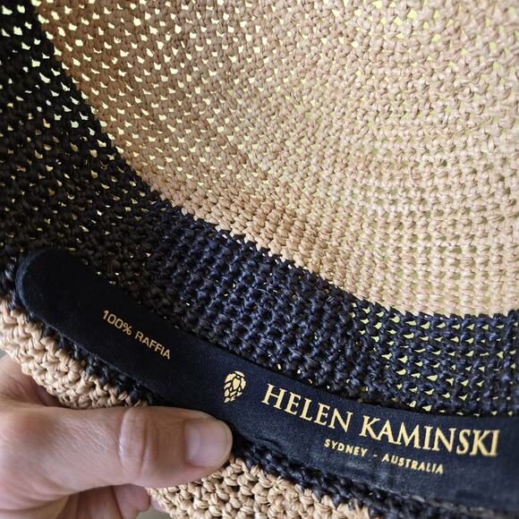 Helen Kaminksi 100% Raffia Straw Hat Provence Natural Color main image 12